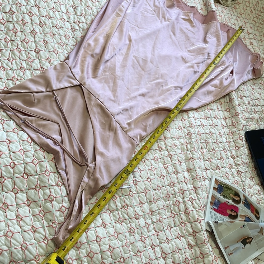 Lulu’s asymmetric satin dress - Picture 8 of 8